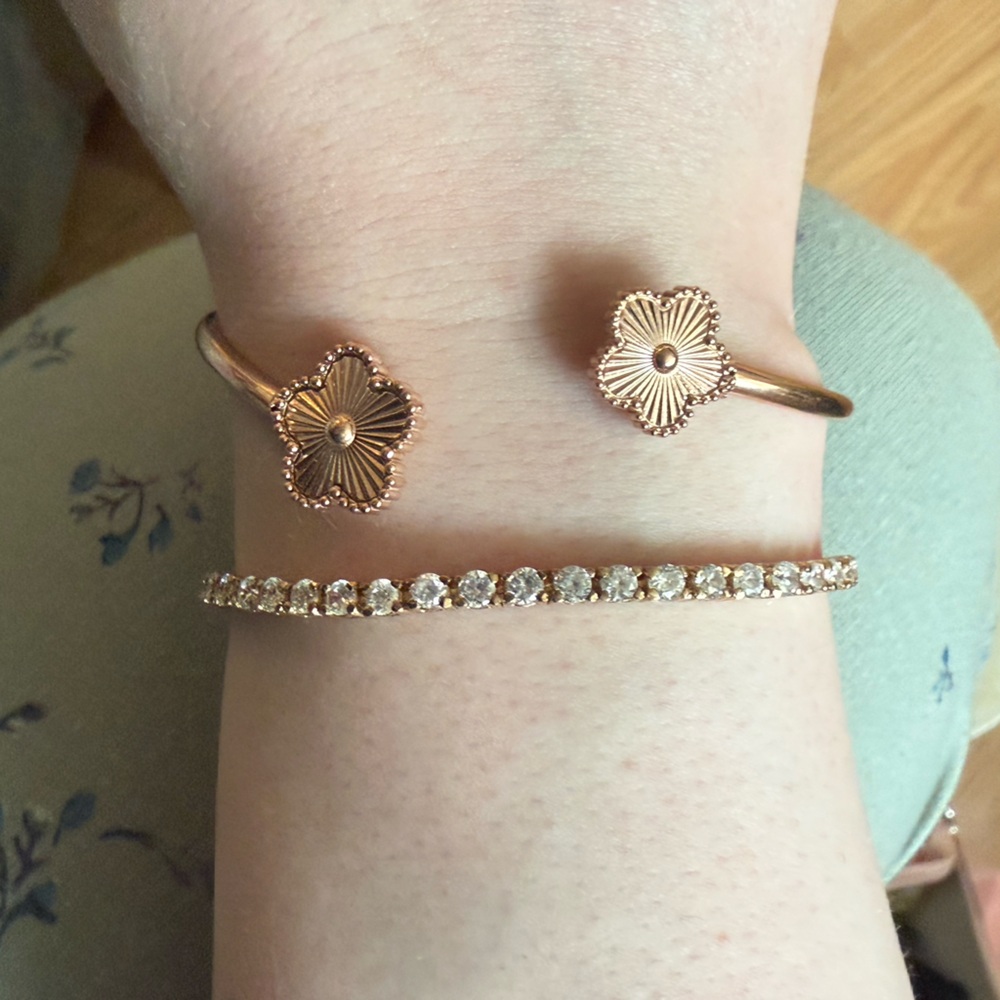 VTG CZ Tennis Bracelet with Bonus bracelet!